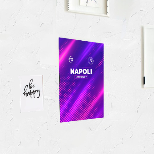 Постер Napoli legendary sport grunge - фото 3