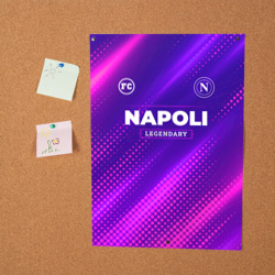 Постер Napoli legendary sport grunge - фото 2