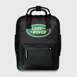 Женский рюкзак 3D Land rover Зелёная абстракция
