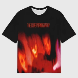 Женская футболка oversize 3D Pornography - The Cure