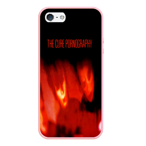 Чехол для iPhone 5/5S матовый Pornography - The Cure, цвет баблгам