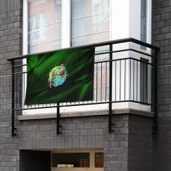 Флаг-баннер Кошачий бой  карате - фото 2