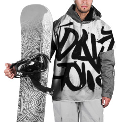 Накидка на куртку 3D Крупные граффити надписи