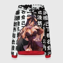 Женская толстовка 3D Альбедо - Повелитель тьмы аниме