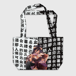 Пляжная сумка 3D Альбедо - Повелитель тьмы аниме