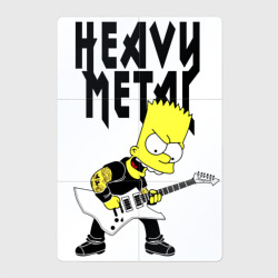 Магнитный плакат 2Х3 Барт Симпсон - heavy metal
