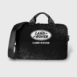 Сумка для ноутбука 3D Land Rover с потертостями на темном фоне