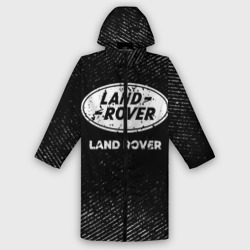 Женский дождевик 3D Land Rover с потертостями на темном фоне