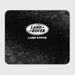 Прямоугольный коврик для мышки Land Rover с потертостями на темном фоне