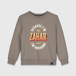 Детский свитшот хлопок Because I'm the Zahar and I'm awesome