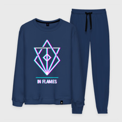 Мужской костюм хлопок In Flames glitch rock