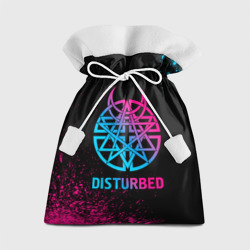 Подарочный 3D мешок Disturbed - neon gradient