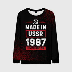 Мужской свитшот 3D Made in USSR 1987 - limited edition