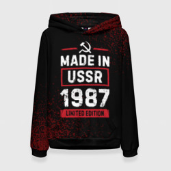 Женская толстовка 3D Made in USSR 1987 - limited edition