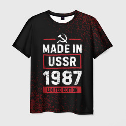 Мужская футболка 3D Made in USSR 1987 - limited edition
