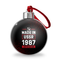 Ёлочный шар Made in USSR 1987 - limited edition