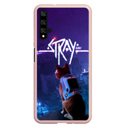 Чехол для Honor 20 Stray кот неон