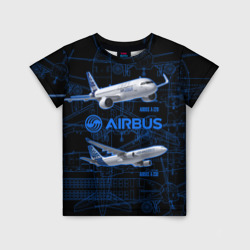 Детская футболка 3D Airbus A320