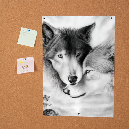 Постер Love: Волк и волчица - фото 2