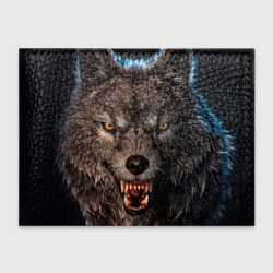 Обложка для студенческого билета Морда злого волка
