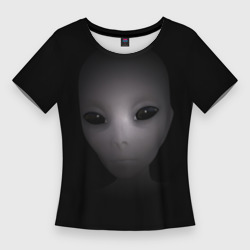 Женская футболка 3D Slim Взгляд пришельца
