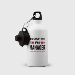 Бутылка спортивная Trust me - I'm manager - фото 2