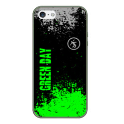 Чехол для iPhone 5/5S матовый Green day - hits