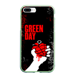 Чехол для iPhone 7Plus/8 Plus матовый Green day - краска