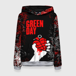 Женская толстовка 3D Green day - краска