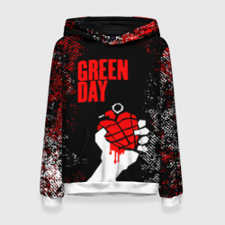 Женская толстовка 3D Green day - краска