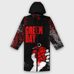 Женский дождевик 3D Green day - краска