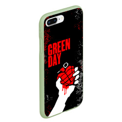 Чехол для iPhone 7Plus/8 Plus матовый Green day - краска - фото 2