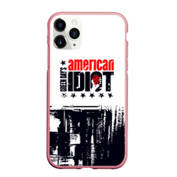 Чехол для iPhone 11 Pro матовый Green day American idiot - rock