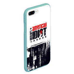 Чехол для iPhone 7Plus/8 Plus матовый Green day American idiot - rock - фото 2