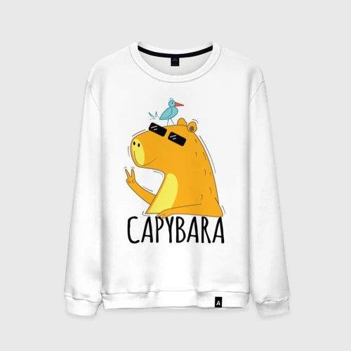 Мужской свитшот хлопок Capybara водосвинка