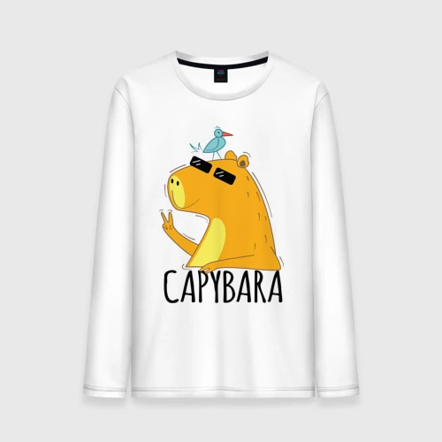 Мужской лонгслив хлопок Capybara водосвинка