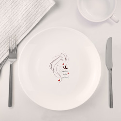 Набор: тарелка + кружка Красивее тебя Турецкий сериал - фото 2