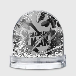 Игрушка Снежный шар Chainsaw man comix