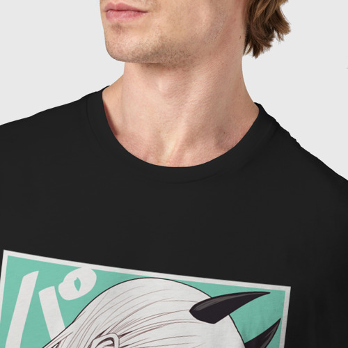 Мужская футболка хлопок с принтом Красотка Макима, фото #4