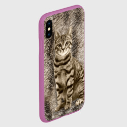 Чехол для iPhone XS Max матовый Британская мраморная - фото 2