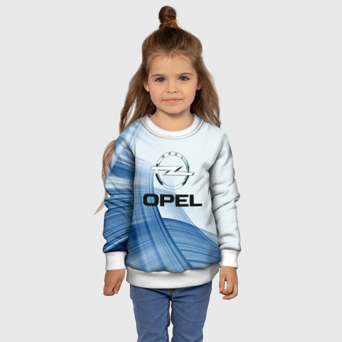 Детский свитшот 3D Opel - logo, цвет 3D печать - фото 7