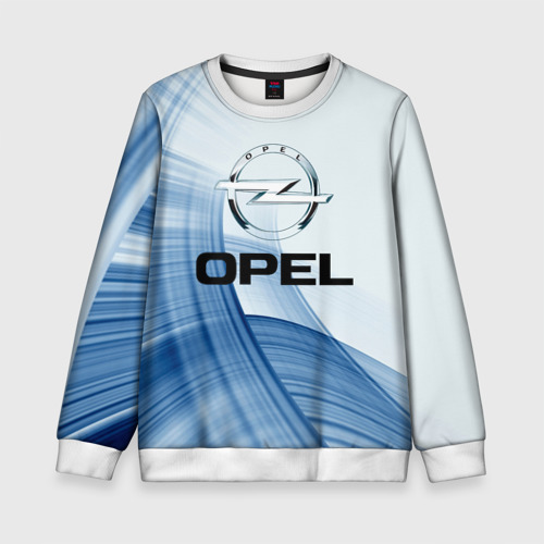 Детский свитшот 3D Opel - logo, цвет 3D печать