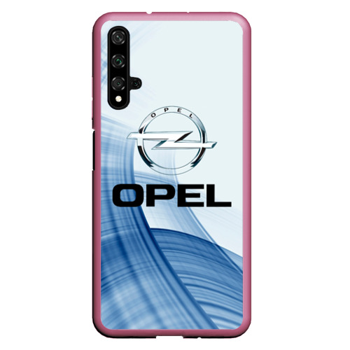 Чехол для Honor 20 Opel - logo, цвет малиновый