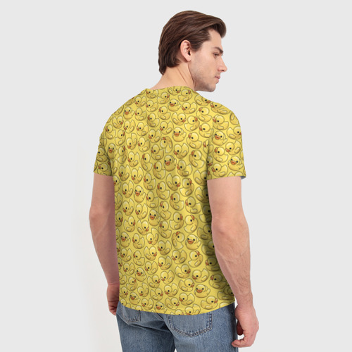 Мужская футболка 3D Утиный принт, цвет 3D печать - фото 4