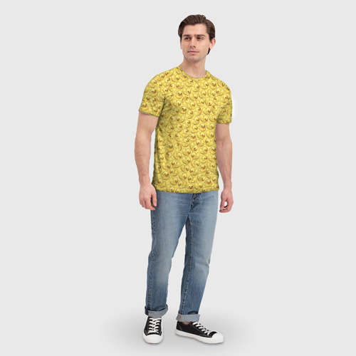 Мужская футболка 3D Утиный принт, цвет 3D печать - фото 5