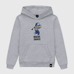 Женская толстовка хлопок Breakdance boy