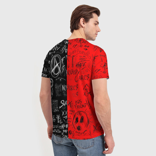 Мужская футболка 3D Митака демон войны - человек бензопила, цвет 3D печать - фото 4
