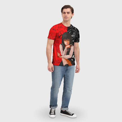 Мужская футболка 3D Митака демон войны - человек бензопила, цвет 3D печать - фото 5
