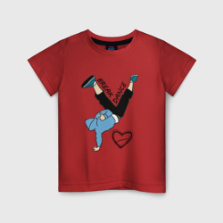 Я люблю Брейк-данс – Детская футболка хлопок с принтом купить со скидкой в -20%