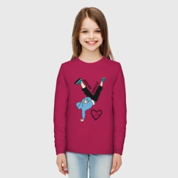 Детский лонгслив хлопок Я люблю Брейк-данс - фото 2